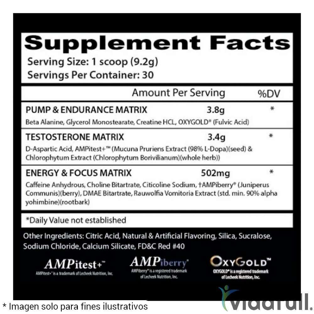 30 serv | Psychotic Test Pre Entreno Insane Labz - Body Fit Supplements