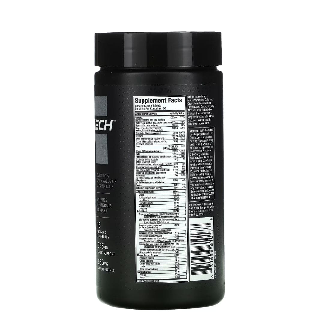 90 Caps | Multi-Vitaminico Muscletech Platinum - Body Fit Supplements